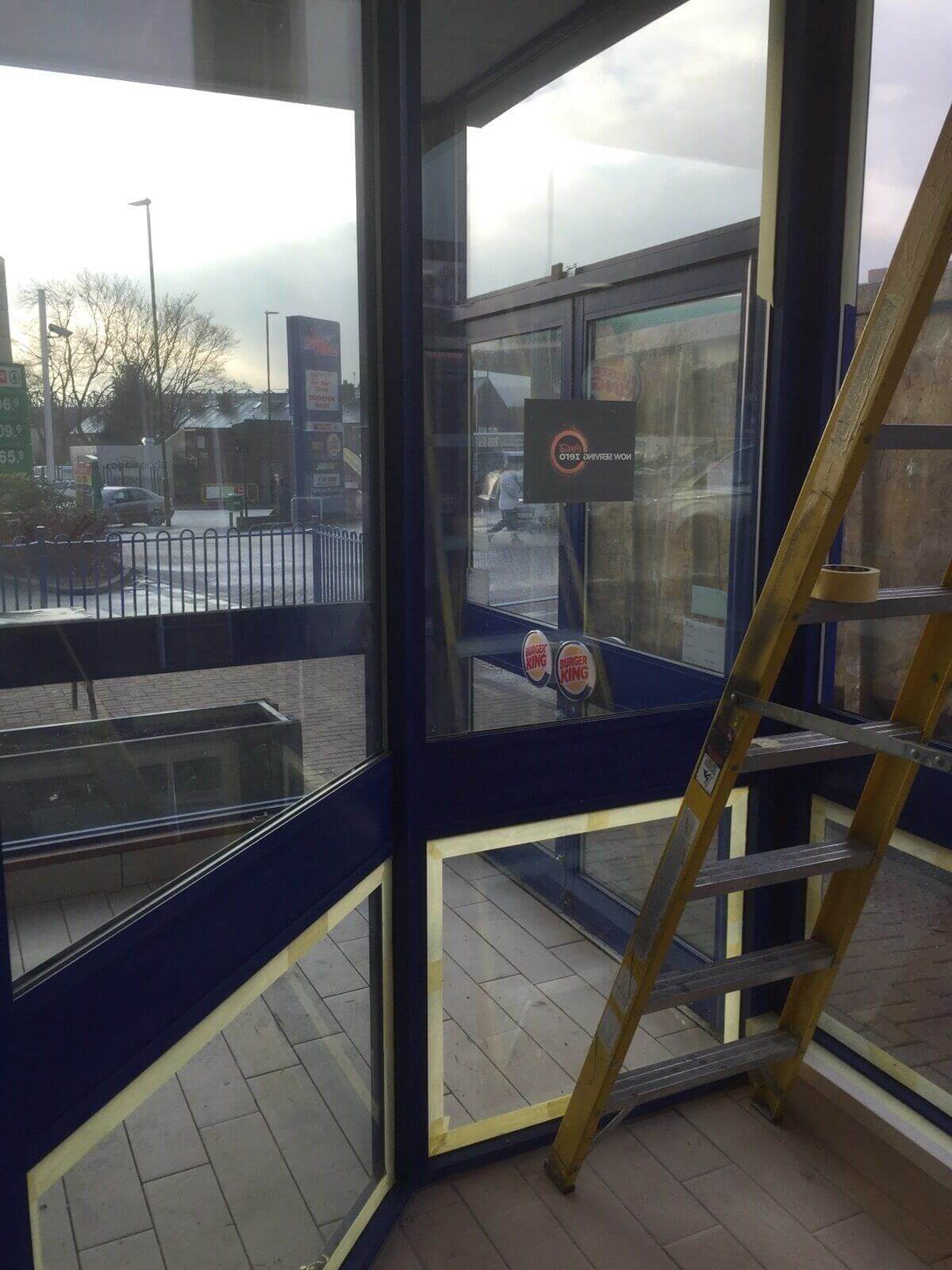 Shop Front Painting Sheffield